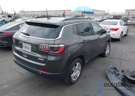 2022 Jeep Compass Latitude Fwd from USA, damaged, VIN 3C4NJCBB8NT188411